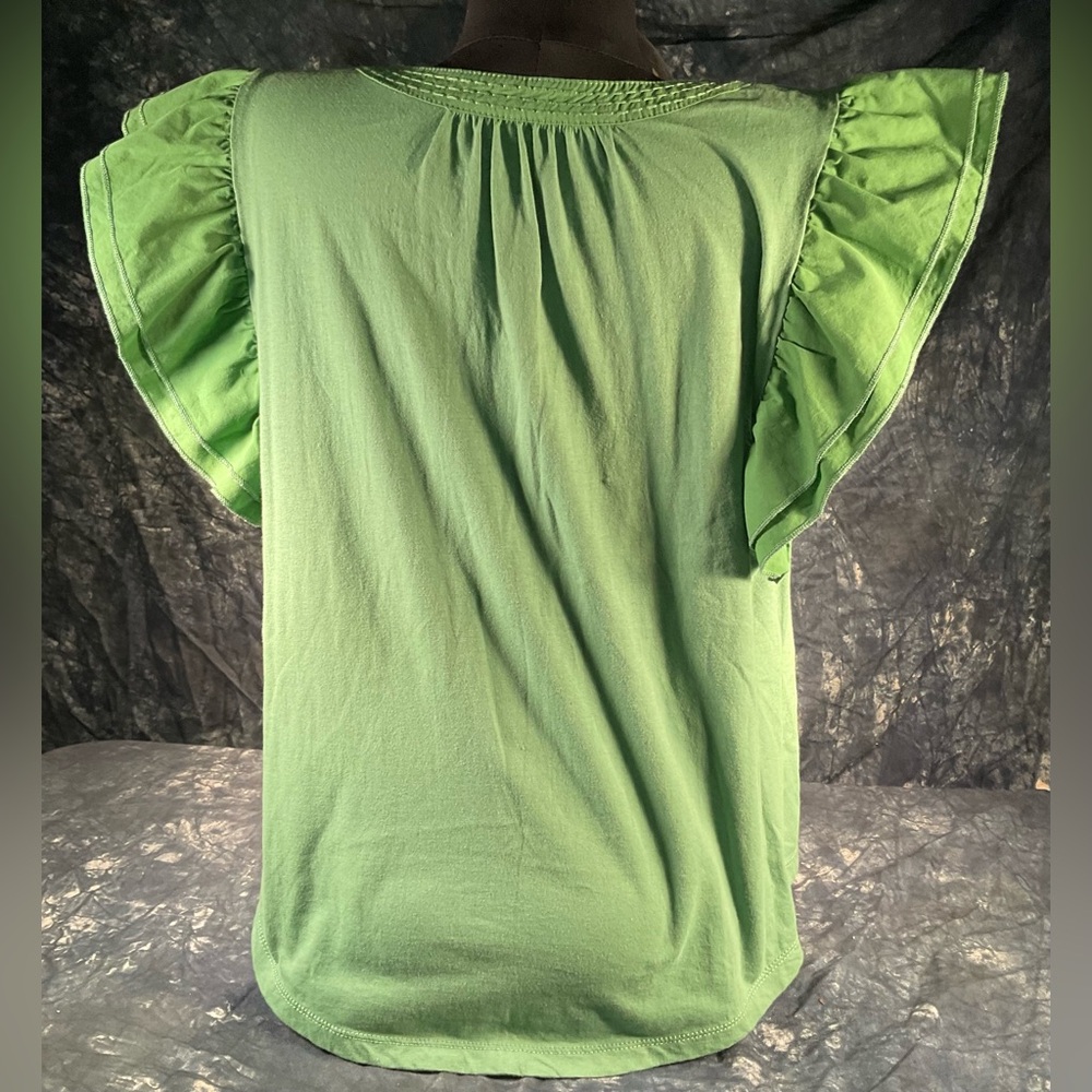 Anthropologie maeve green top, - Picture 3 of 3